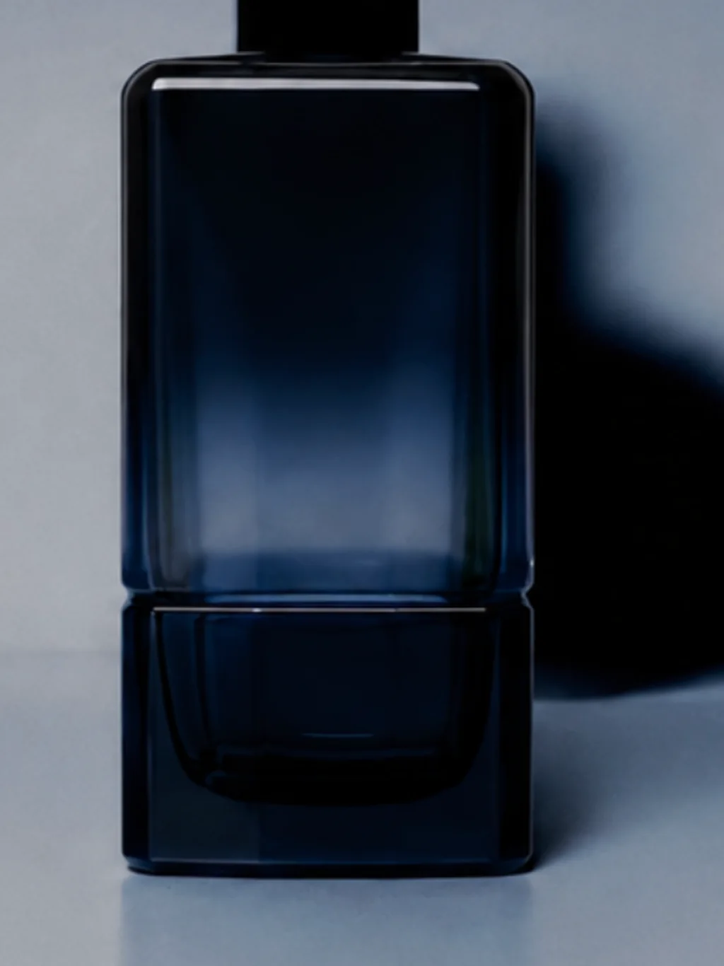 Heavy lower glass architecture of the Faith At Last bottle